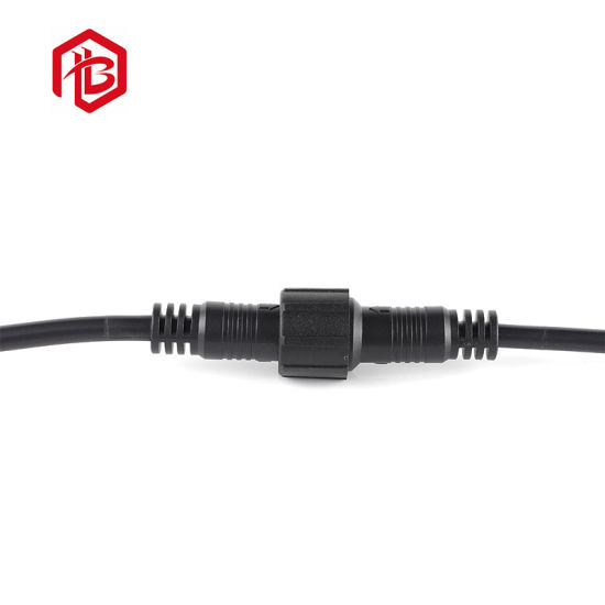 High Voltage Electronic M18 2 Pin LED Bar Electrical Connectors