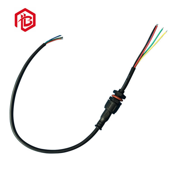 PVC/Nylon Wires 4pin Waterproof LED Male and Female IP68 Connector