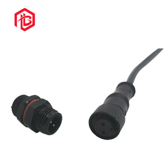 M12 Waterproof Connector with 2-12 Pins IP68 Panel Mount Male and Female Connector