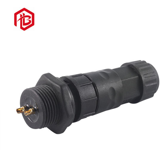 Assembled Metal K19 waterproof connector with 2-12 Pin Cable Male and Female
