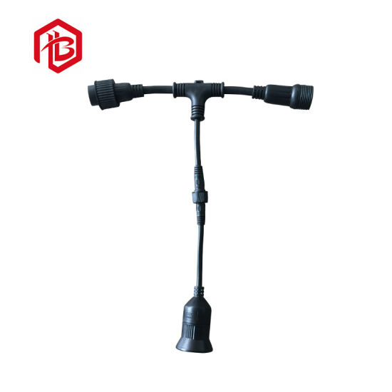 IP68 3 Pin Lamp Cap Panel Mounting Plastic Waterproof E27 Lamp Holder