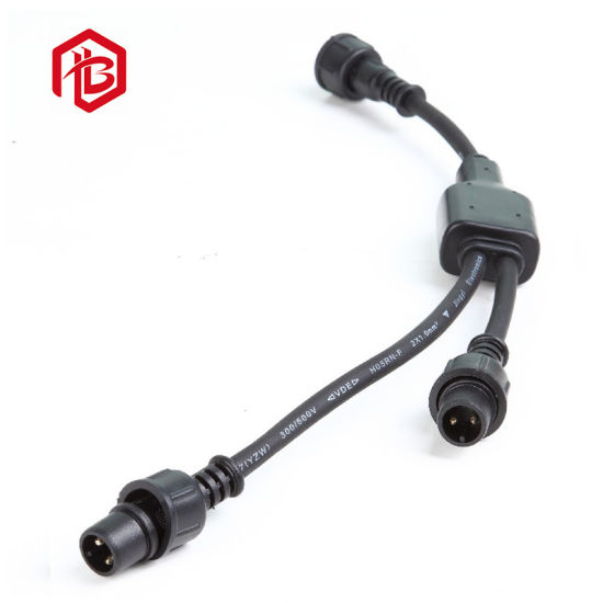 Customized Cable Length and Size 3 Way Plastic Connectors Waterproof