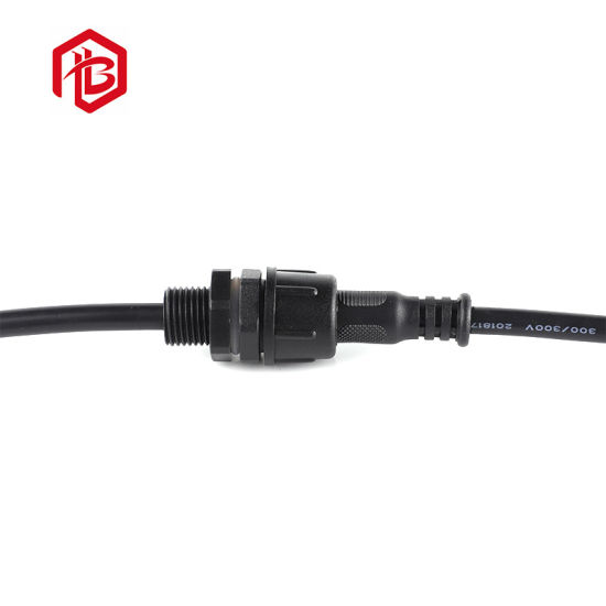 Large Connector Black/White Head IP68 3pin Cable Connector for LED Solar Panel
