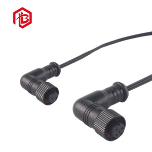 M12 Right Angel 2-5pin IP67 IP68 Waterproof Connector