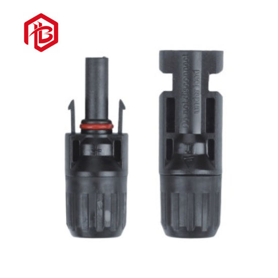 Metal Mc4 Electrical Connector with 2pin PVC Cable Splitter