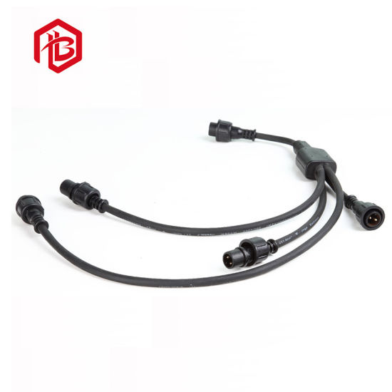 Electrical and Wire Connector2 Pin Male and Female Waterproof Y Connector Cable