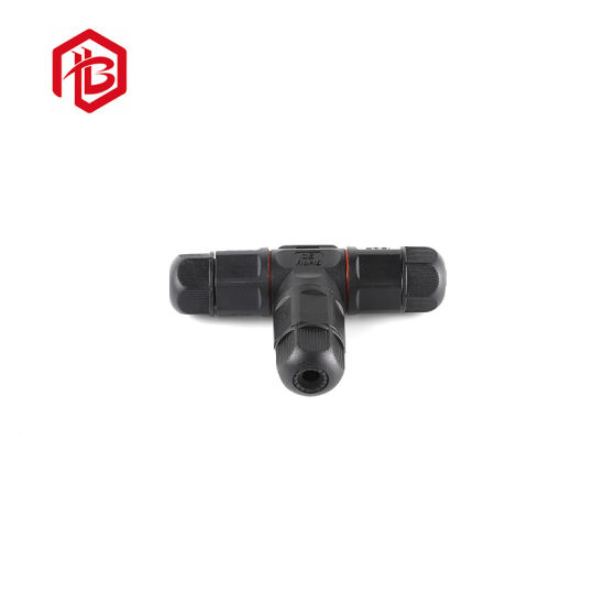 Nylon Material and IP68 Protection Level Waterproof 3 Way Pipe Connector