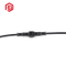 PVC/Nylon/Metal Material LED Strip IP67 2 Pin Waterproof Connector