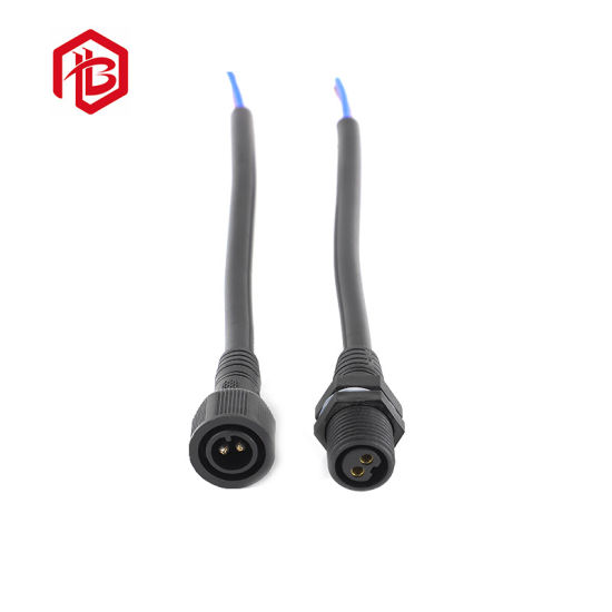 Lighting Wire 2-8 Pin Plug Cable Panel Mount Small IP68 Waterproof Connectors