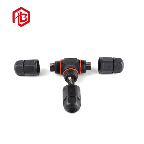 AC/DC 3 Pin IP68 Waterproof Connector Screw T Plug/IP68