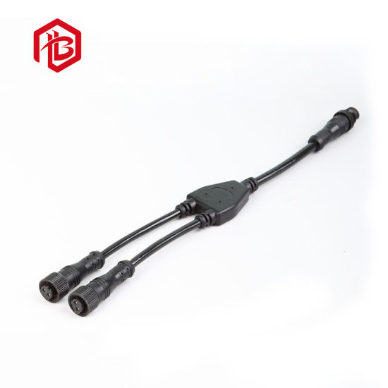 Good Supplier 2-8 Pin Waterproof Male Y Shape Connector