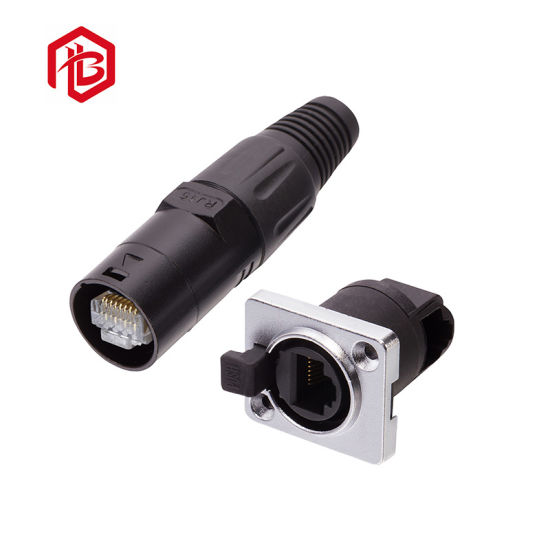 LED Street Light RJ45 Metal Aviation Mudule Cable Connector