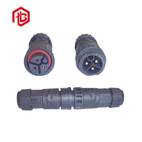 Module Self -Locking IP68 Waterproof 2-12pin K19 Assembled Connector with Gold Plating