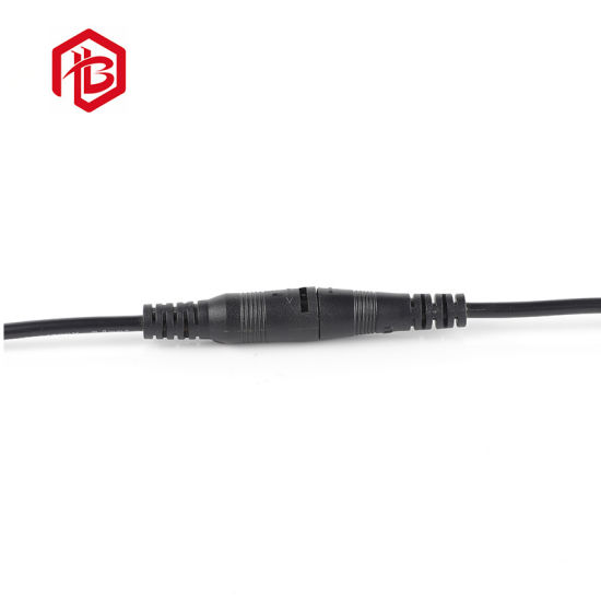 AC/DC Connector Waterproof Cable with Gold Plating for LED Per Your Requirement