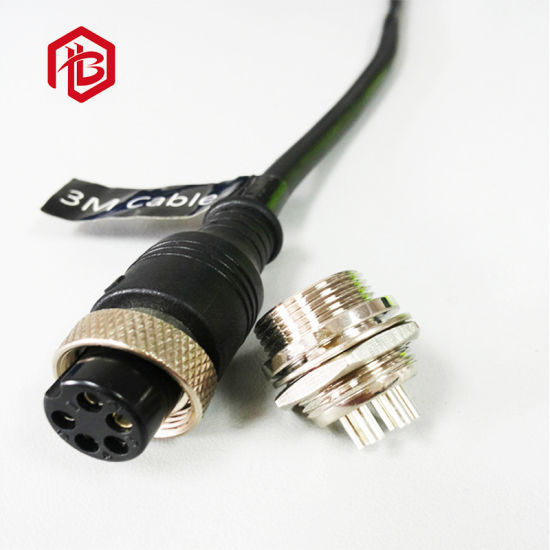 Rubber Line Gx12/Gx16 Cable Waterproof Connector