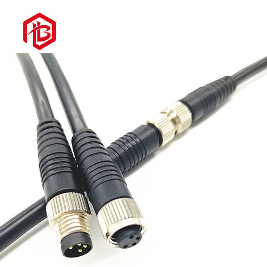 IP68 Male to Female Metal M8 5 Pin Electrical Connector