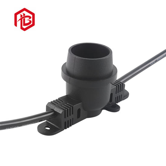 Wear-Resisting Products Rubber/Nylon/PVC E27 Seal Lamp Cap Connector
