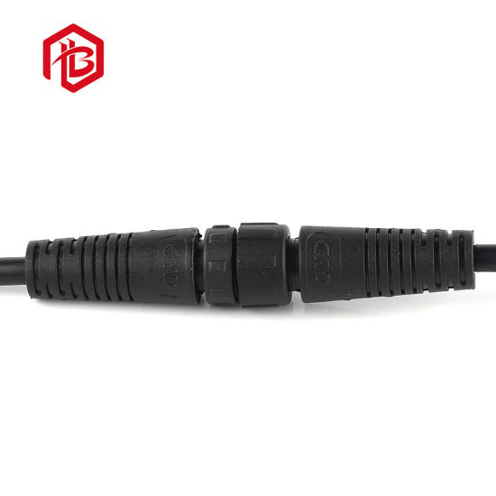 IP68 Power Cable Female Brass Wire Terminal Assembled Connector