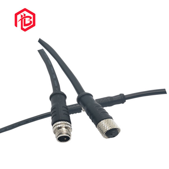 Street Lamp Application Metal M8 Compatible Waterproof Connector