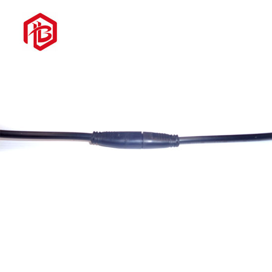 Flat Plug Metal Nut Waterproof Connector