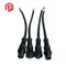 Metal M12 Male and Female 2pin 3pin 4pin 5pin Cable Waterproof Nylon Connector