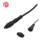 Male and Female Electrical IP68 Cable M12 2 Pin Electric Plug Female